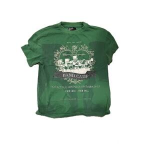 Lifted Anchors Band Camp Green T-Shirt Mens M